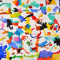 Ljus i skogen akvarell 25x25 (kopia)