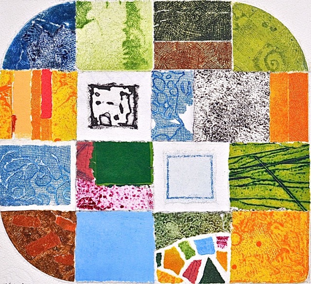 H&ouml;stf&auml;rger, grafikcollage 22x20